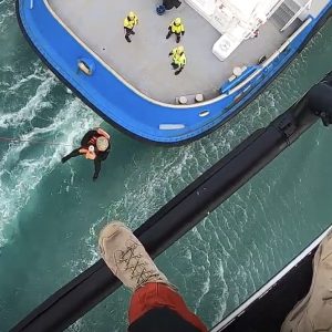 Winch training, March 25, 2025